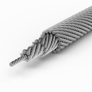 35 Strand Steel Core Wire Rope with Rotation Resistance